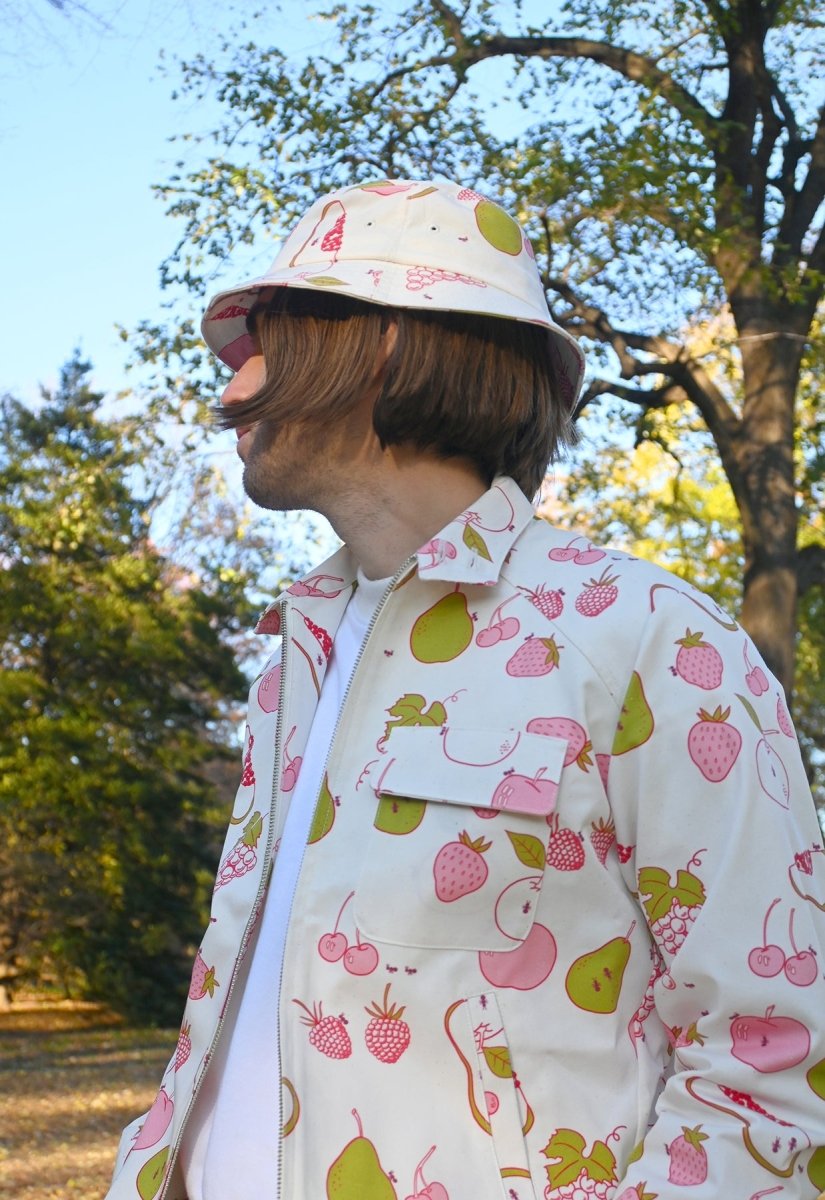 "All Over Fruit" print Jacket