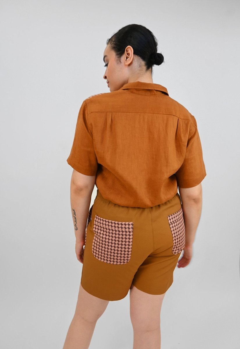 "Beetletooth" Shorts - Caramel